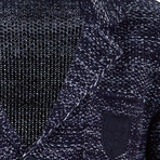 Kevin Knit Coat // Dark Blue, Blue (3XL)