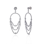 Messika // 18k Black Gold Joy Diamond Earrings // Store Display