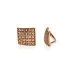 Roberto Coin 18k Gold Barocco Diamond Earrings // Store Display (18k White Gold)