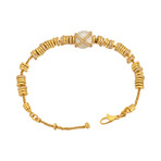 18k Gold Diamond + Pearl Baie Des Anges Bracelet // 7" // Store Display