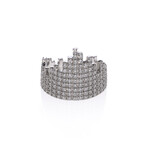 Messika 18k White Gold Daria Diamond Ring // Ring Size: 7 // Store Display