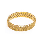 Roberto Coin 18k Yellow Gold + 18k White Gold Byzantine Diamond Bracelet // 6.25" // Store Display