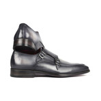 Leather Double Monkstrap Shoes // Gray (US: 9.5)