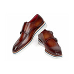 Smart Casual Monkstrap Shoes // Brown (US: 10.5)