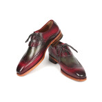 Goodyear Welted Ghillie Lacing Brogues // Green + Bordeaux (US: 7.5)
