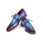 Apron Derby Shoes // Turquoise + Purple (US: 9)