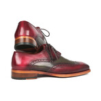 Goodyear Welted Ghillie Lacing Brogues // Green + Bordeaux (US: 8)