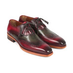 Goodyear Welted Ghillie Lacing Brogues // Green + Bordeaux (US: 9)