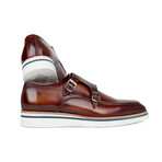 Smart Casual Monkstrap Shoes // Brown (US: 7.5)