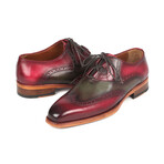 Goodyear Welted Ghillie Lacing Brogues // Green + Bordeaux (US: 7.5)