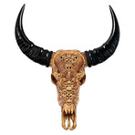Carved Buffalo Skull // Antique From Hell