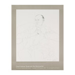 David Hockney // // Portrait of Sir John Gielgud