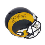 Eric Dickerson // Signed Los Angeles Rams Riddell Full Size Speed Replica Helmet // "HOF'99" Inscription
