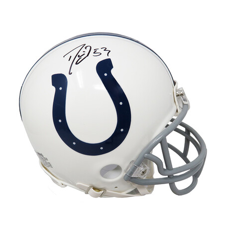 Darius Leonard // Signed Indianapolis Colts Riddell Mini Helmet