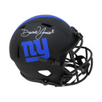 Daniel Jones // Signed New York Giants Riddell Full Size Speed Replica Helmet // Eclipse Black Matte
