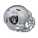 Art Shell // Signed Raiders Riddell Full Size Speed Replica Helmet // "HOF'89" Inscription