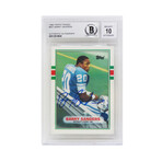 Barry Sanders // Signed Detroit Lions 1989 Topps Rookie Card #83T // Beckett Authenticated - Auto Grade 10