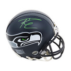 Russell Wilson // Seattle Seahawks // Signed Riddell Mini Helmet (Wilson Hologram)