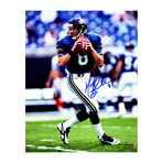 Mark Brunell // Signed Jacksonville Jaguars Drop Back Action Photo // 8x10