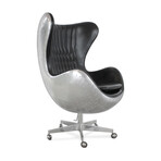 Aviator Egg Office Chair // Swivel + Casters