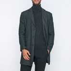 Timothy 3-Button Winter Coat // Anthracite (M)