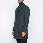 Timothy 3-Button Winter Coat // Anthracite (S)
