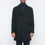 Tyler 3-Button Winter Coat // Black (XL)