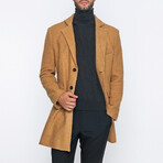 Tanner 3-Button Winter Coat // Camel (L)