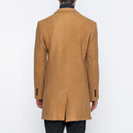 Tanner 3-Button Winter Coat // Camel (XL)