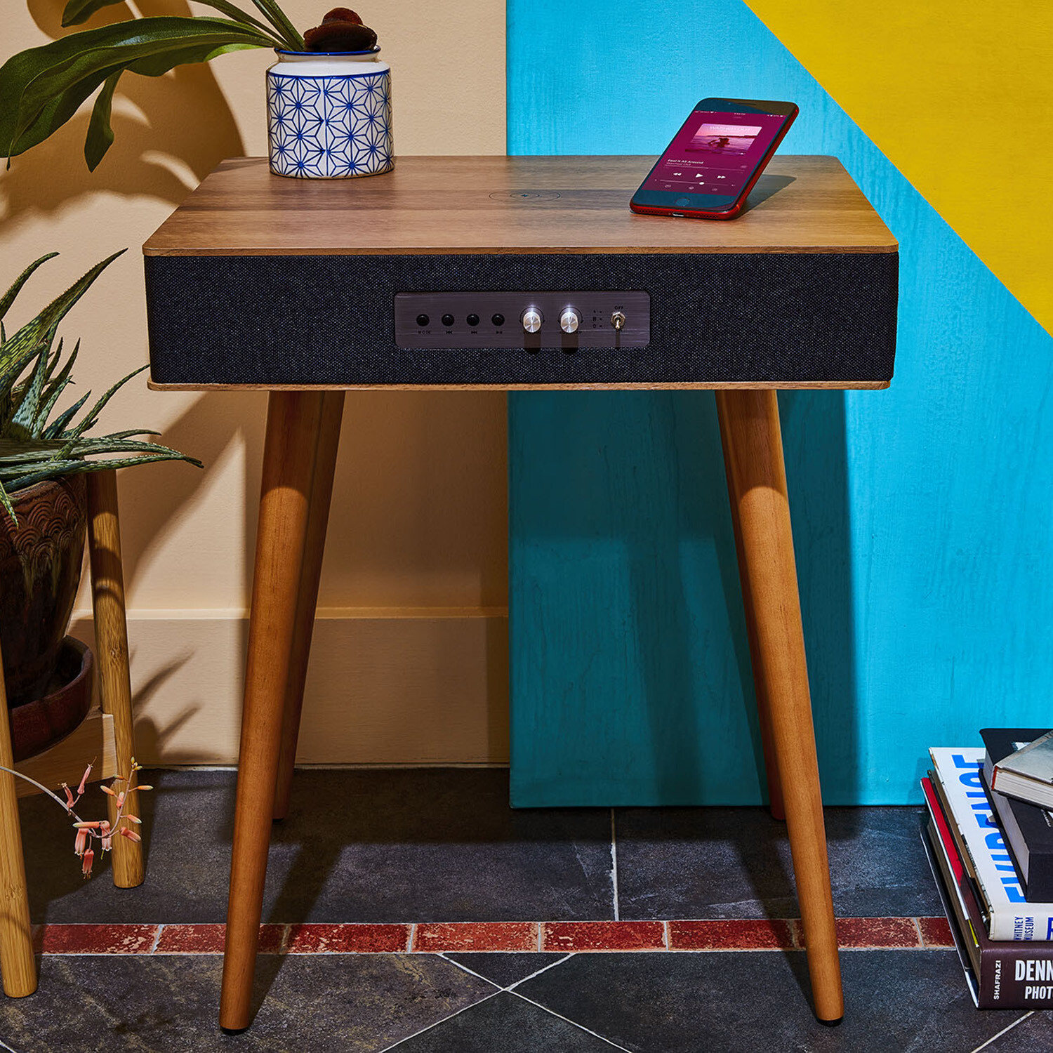 Wireless Light-Up LED Speaker End Table – iHip: Electronic Accessories