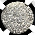 Medieval Armenian Silver Coin // King Levon II, 1270-1289 AD