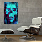 Skull Painted (12"H x 8"W x 0.75"D)