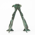 Tiger Jaw Bookends // Verdigris Bronze // Set of 2