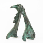 Tiger Jaw Bookends // Verdigris Bronze // Set of 2