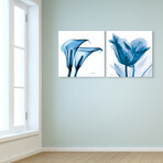 Blue Tulip & Lilies I + II // Set of 2
