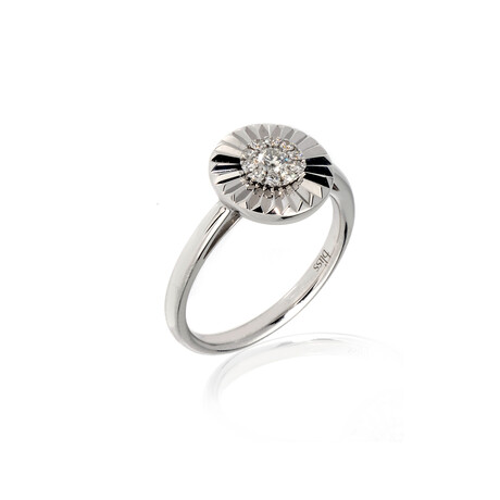 18k White Gold Diamond Ring // Ring Size: 6.25 // Store Display