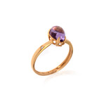 18k Rose Gold Diamond + Amethyst Ring // Ring Size: 6.5 // Store Display