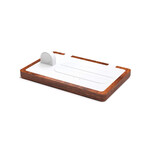 NYTSTND TRIO MagSafe Wireless Compatible Charging Station // White Top (Oak Base)