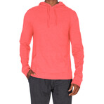 Super Soft Pullover Hoodie // Coral (S)