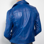 Dragon Ball Z Trunks Leather Jacket // Blue (S)