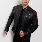 Mass Effect N7 Leather Jacket // Black (XL)