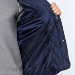 Quilted Jacket // Dark Blue (S)