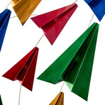 Paper Planes Wall Art (Multicolor)