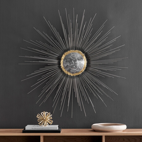 Explosion Wall Art // Silver