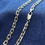 Sterling Silver Mega Cable Link Chain Necklace // 20" // 5.5mm
