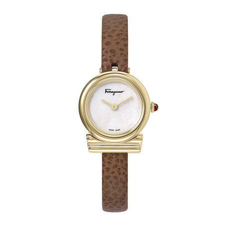 Salvatore Ferragamo Ladies Gancini Slim Quartz // SFIK00519