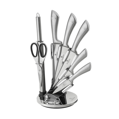 8-Piece Knife Set // Acrylic Stand // Steel