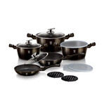 13-Piece Kitchen Cookware Set // Black