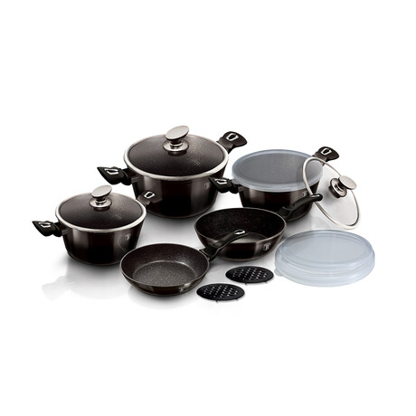 13-Piece Kitchen Cookware Set // Midnight Black
