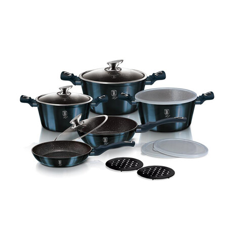 13-Piece Kitchen Cookware Set // Aquamarine